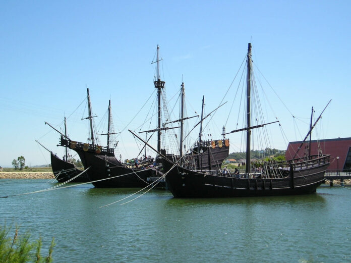 Pinta Niña Santa Maria-christophe Collomb =- transport naval